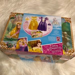 disney princess belle and rapunzel dress up trunk Amazon.com: Disney Princess Dress Up Trunk Deluxe 21 Piece Officially  Licensed [Amazon Exclusive] : Toys & Games